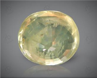 Natural Unheated & Untreated Certified Yellow Sapphire (Pokhraj) 5.08 carats -98082